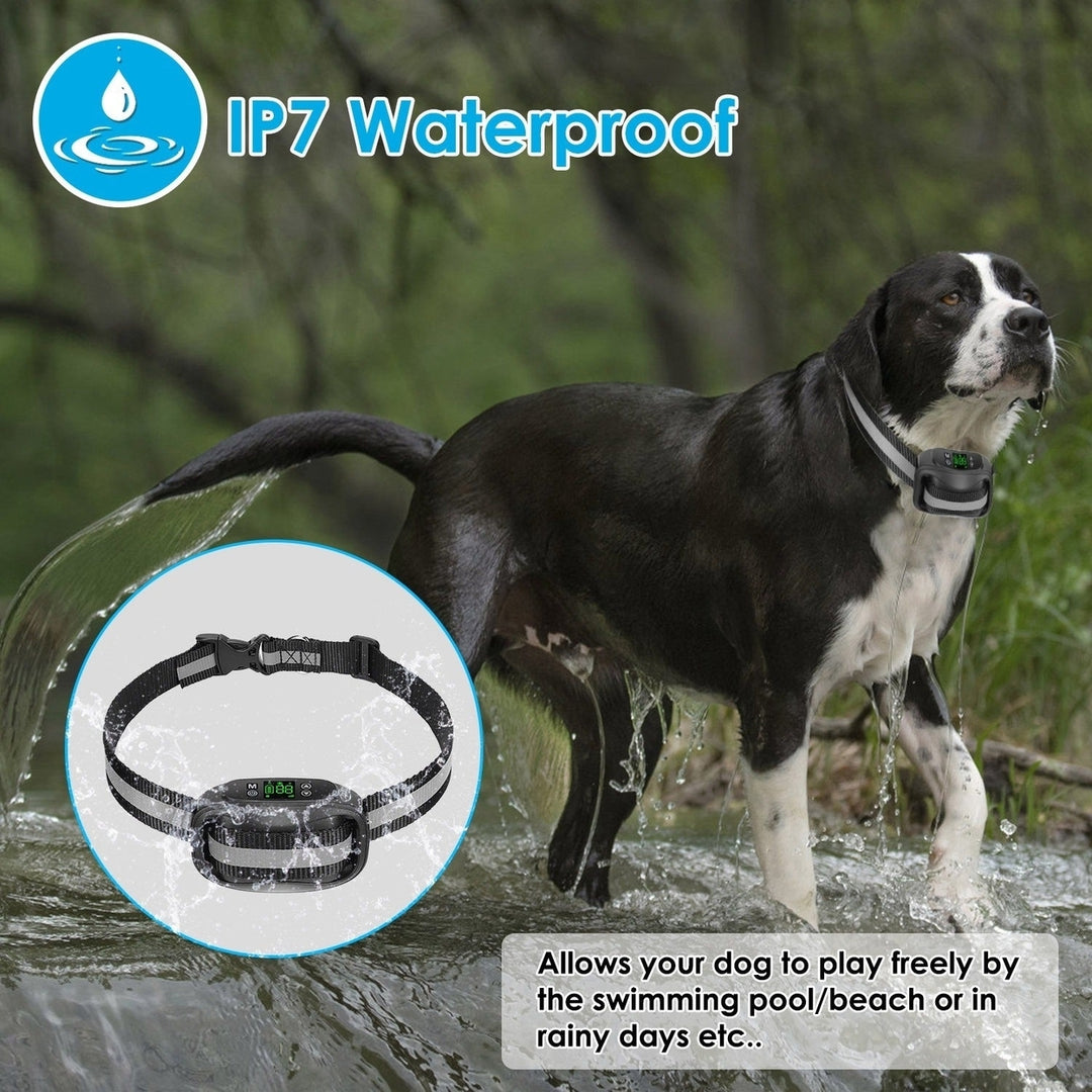 Wireless GPS Dog Fence Rechargeable IPX7 Waterproof Electric Dog Collar 98 to 3280FT Radius Pet Containment System Image 4