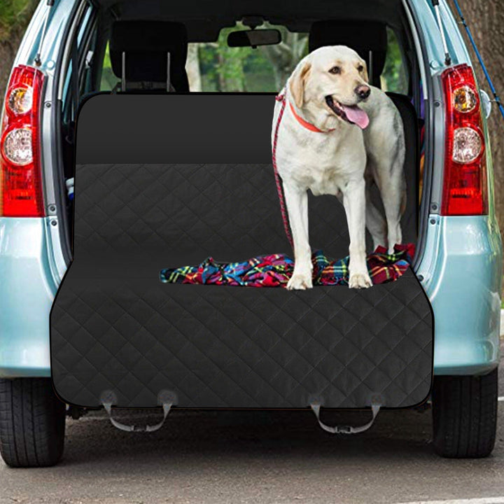 Waterproof Dog Car Seat Cover Scratchproof Pet Hammock Protector Rear Seat Mat Seatbelt Image 7