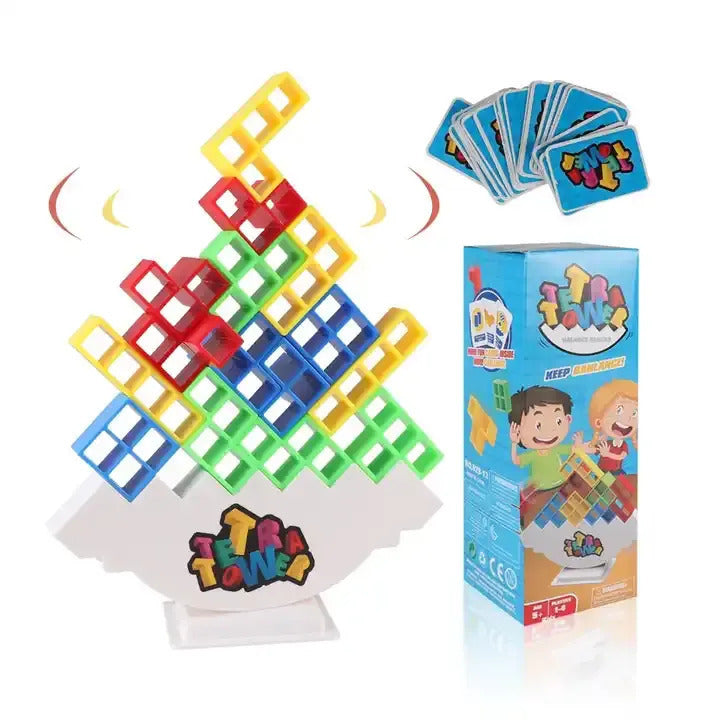 Stack Attack Game Viral Interactive Balance Stacking Block Board Game For Family Game Nights Image 3