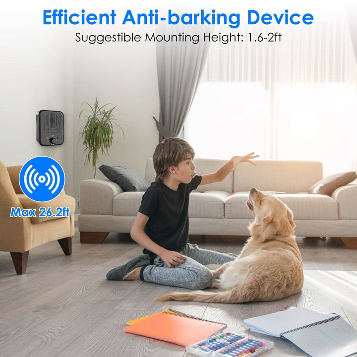 Ultrasonic Anti barking Device Sensing Sonic Bark Deterrent with 3 3 Ultrasonic Frequency Levels Indoor Outdoor Dog Bark Image 6