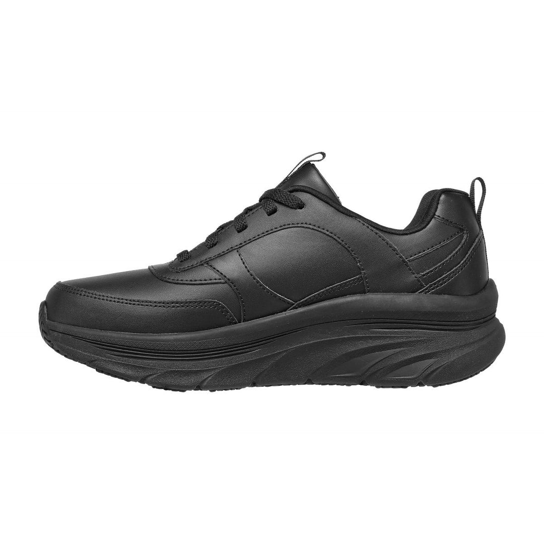 SKECHERS WORK Womens Relaxed Fit DLux Walker SR Soft Toe Work Shoe Black - 108018-BLK CHARCOAL Image 3