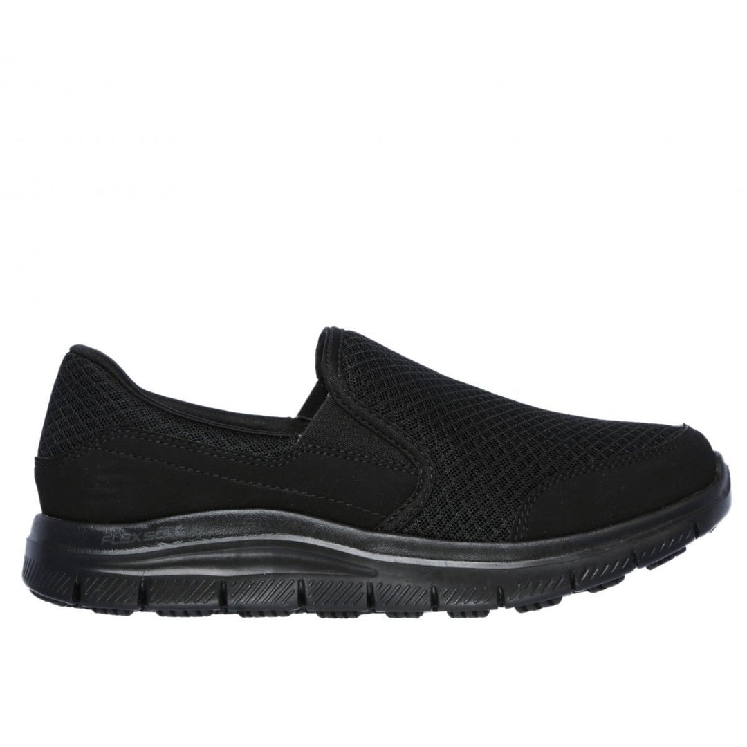 SKECHERS WORK Womens Cozard SR Soft Toe Slip Resistant Work Shoe Black - 76580-BLK BLACK Image 1