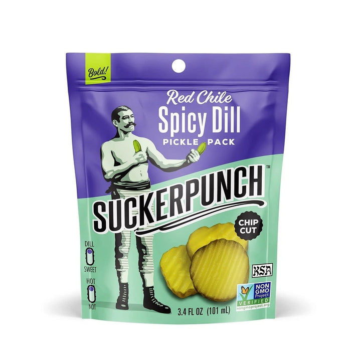 Sucker Punch Pickle Snack Pack3.4 Ounce (Pack of 8) Image 3