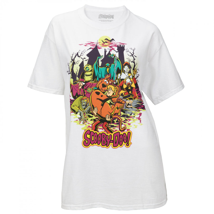 Scooby-Doo Haunted House Juniors T-Shirt Image 1