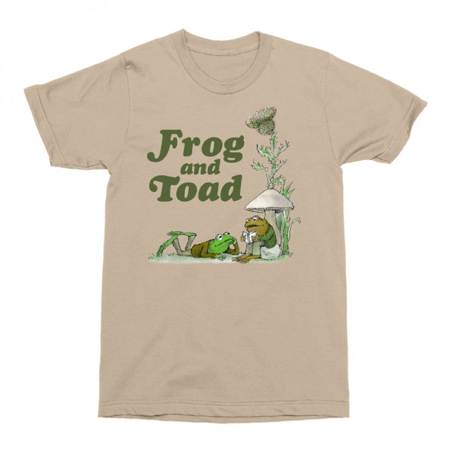 Frog and Toad Relaxing with a Book T-Shirt Image 1