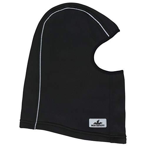 MCR Safety 250-Gram Polyester Fleece Balaclava Face MaskReflective BindingCold Weather Face ProtectionBlack ONE SIZE Image 3