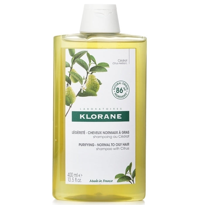 Klorane Shampoo With Citrus (Purifying Normal To Oily Hair) 400ml/13.5oz Image 1