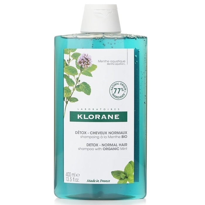 Klorane Shampoo With Organic Mint (Detox Normal Hair) 400ml/13.5oz Image 1