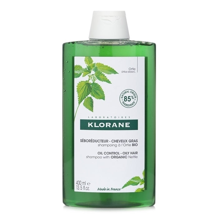 Klorane Shampoo with Organic Nettle (Oil Control Oily Hair) 400ml/13.5oz Image 1