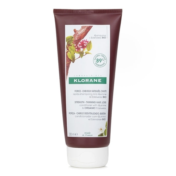 Klorane Conditioner With Quinine and Organic Edelweiss (Strength Thinning Hair) 200ml Image 1