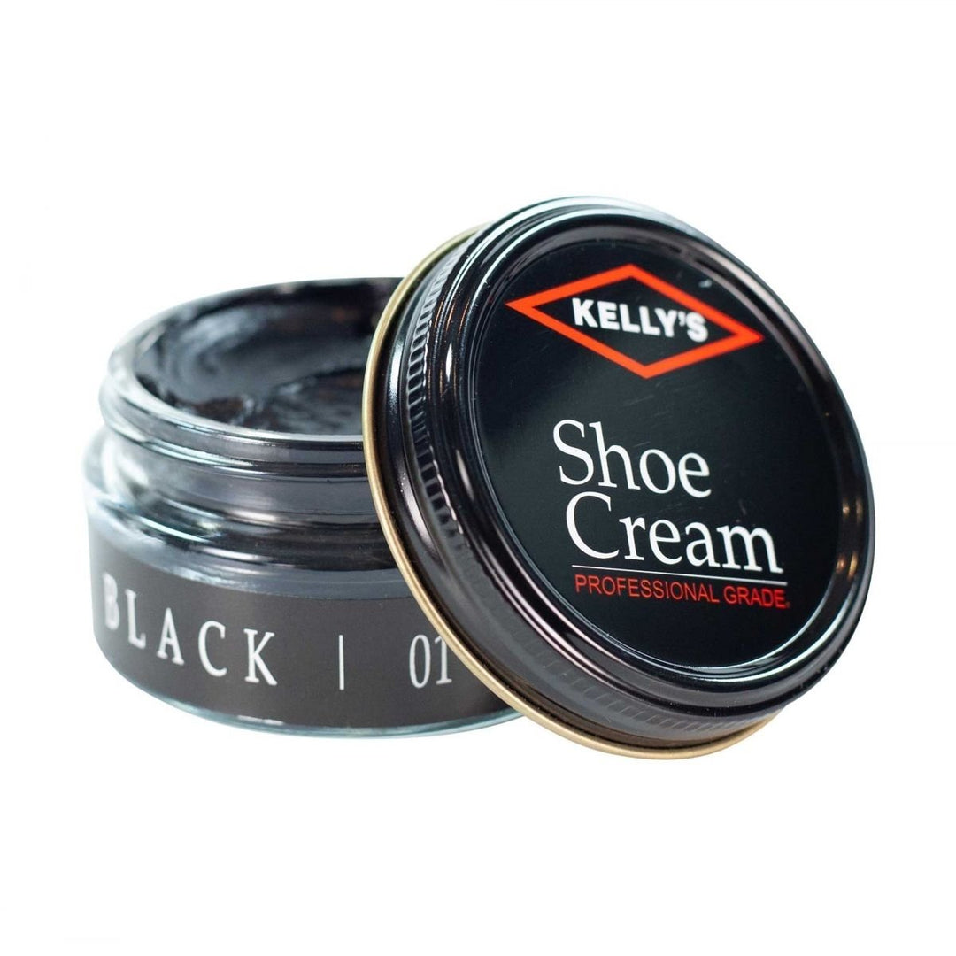 Kellys Shoe Cream Polish (1.5 oz jar) Black - KSC-01 Sizes 8/9/10 mm 18 Count BLACK 01 Image 1