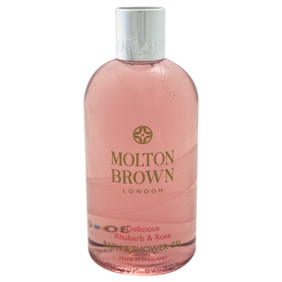 Molton Brown Delicious Rhubarb and Rose Bath and Shower Gel 10 oz Image 1