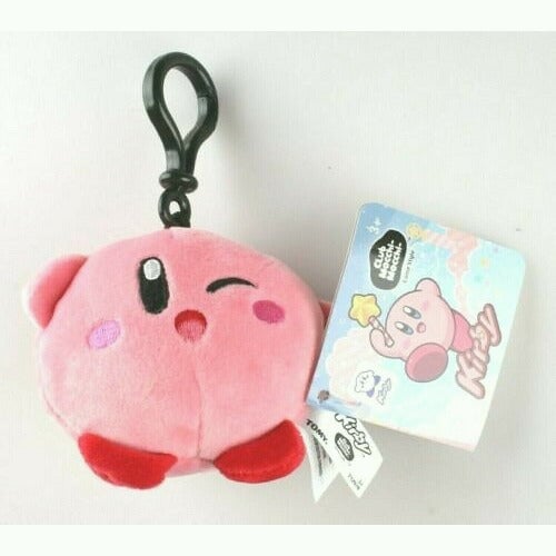 TOMY - Club Mocchi - Wink Kirby Seducer Clip-On Plush NWT Image 1