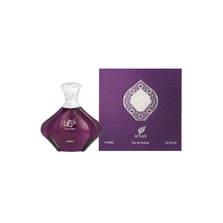 Afnan Turathi Purple EDP Spray 3.0 oz Women Cardamom Pineapple Vanilla Fragrance Image 1