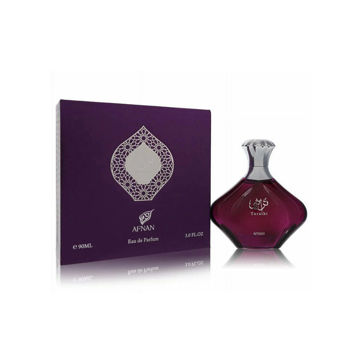 Afnan Turathi Purple EDP Spray 3.0 oz Women Cardamom Pineapple Vanilla Fragrance Image 3