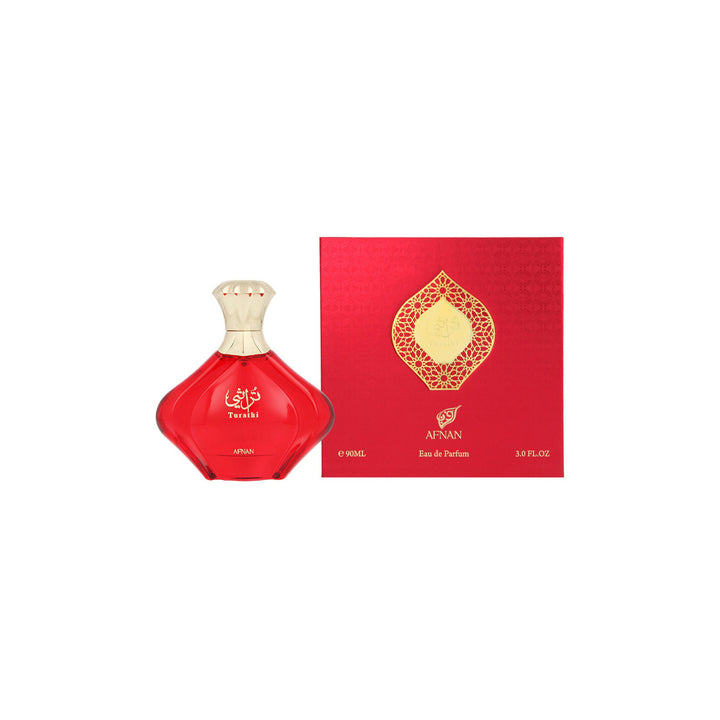 Afnan Turathi Red EDP Spray 3.0 oz Women Perfume Rose Musk Floral Jasmine Image 1