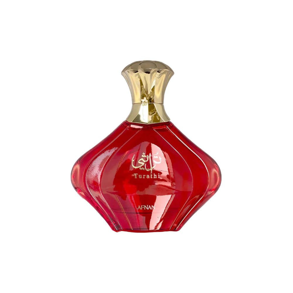 Afnan Turathi Red EDP Spray 3.0 oz Women Perfume Rose Musk Floral Jasmine Image 2