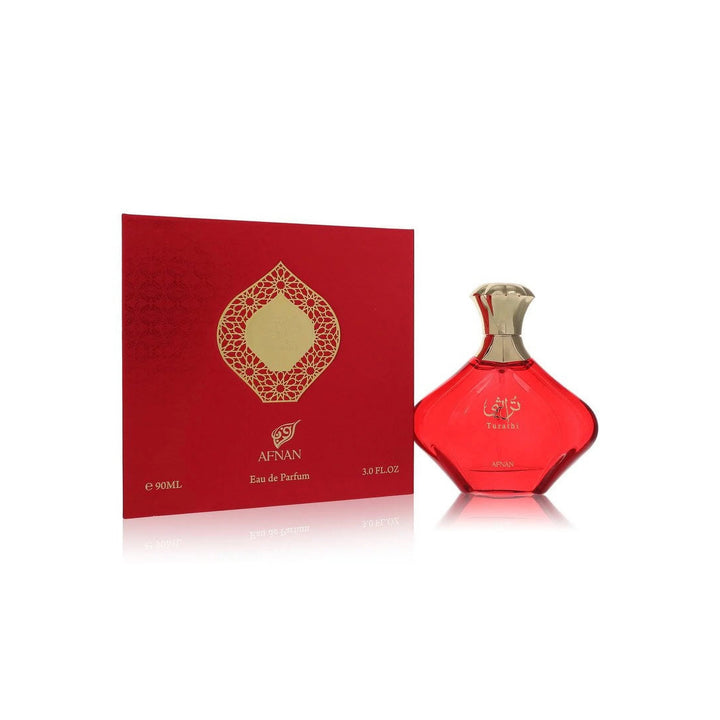 Afnan Turathi Red EDP Spray 3.0 oz Women Perfume Rose Musk Floral Jasmine Image 3