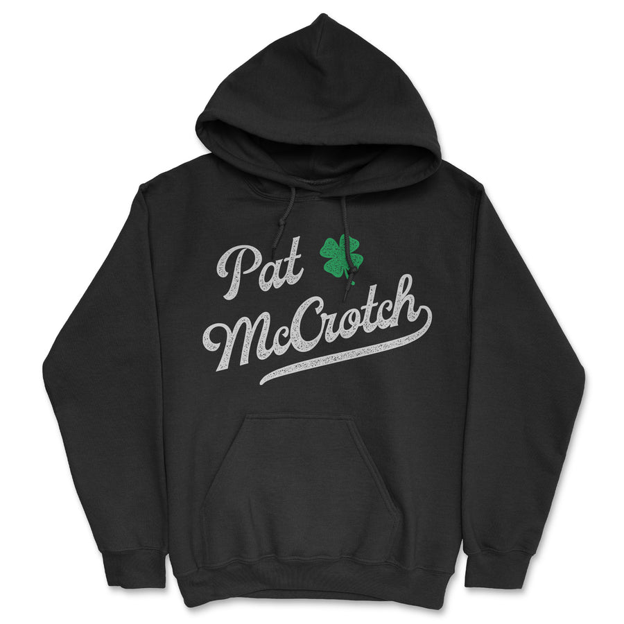 Pat McCrotch Unisex Hoodie Funny Offensive St Pattys Day Adult Sex Joke Hooded Sweatshirt Image 1