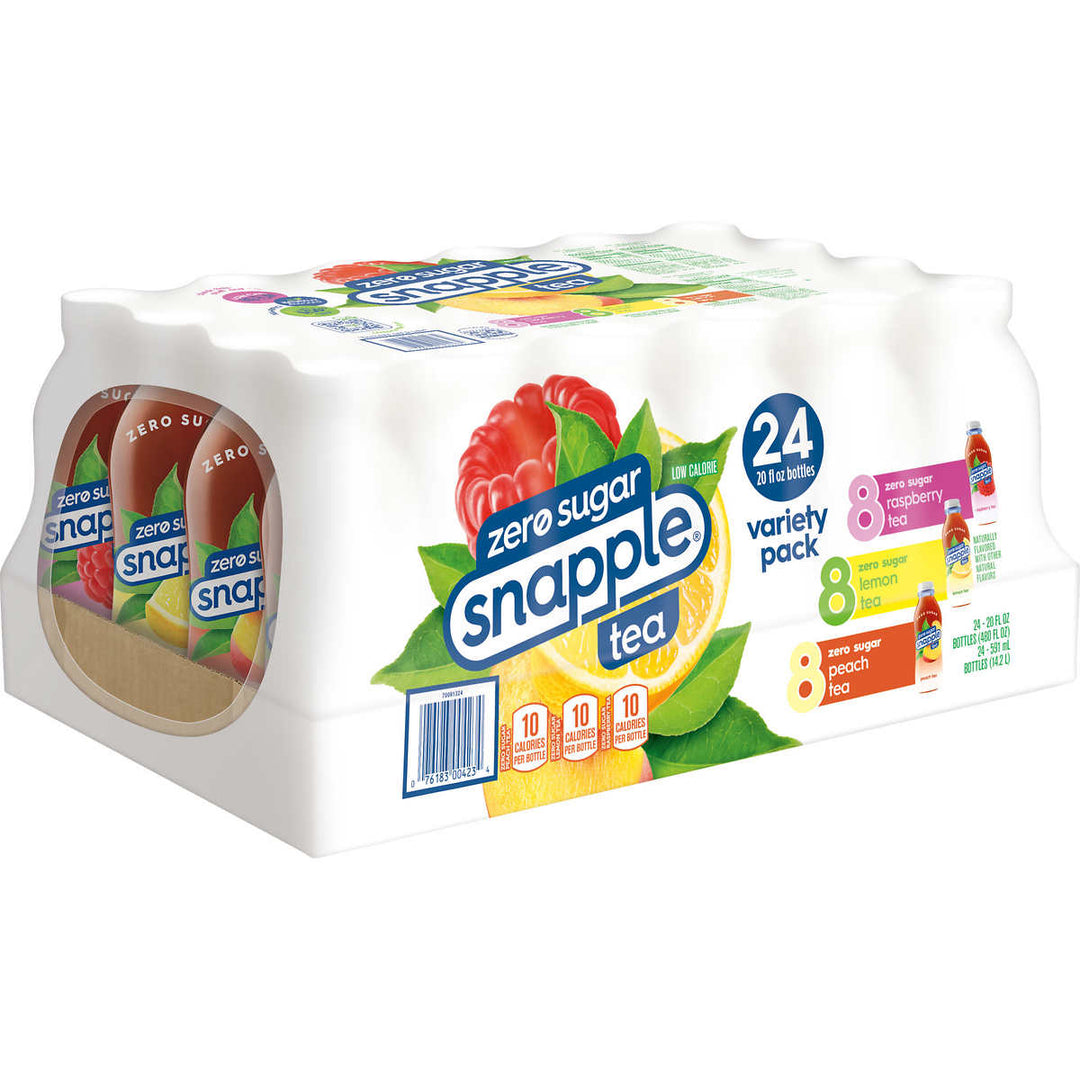 Snapple Tea Zero Sugar Variety Pack20 Fluid Ounce (Pack of 24) Image 1