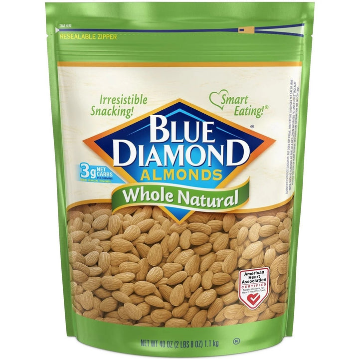 Blue Diamond Whole Natural Almonds (40 Ounce) Image 1