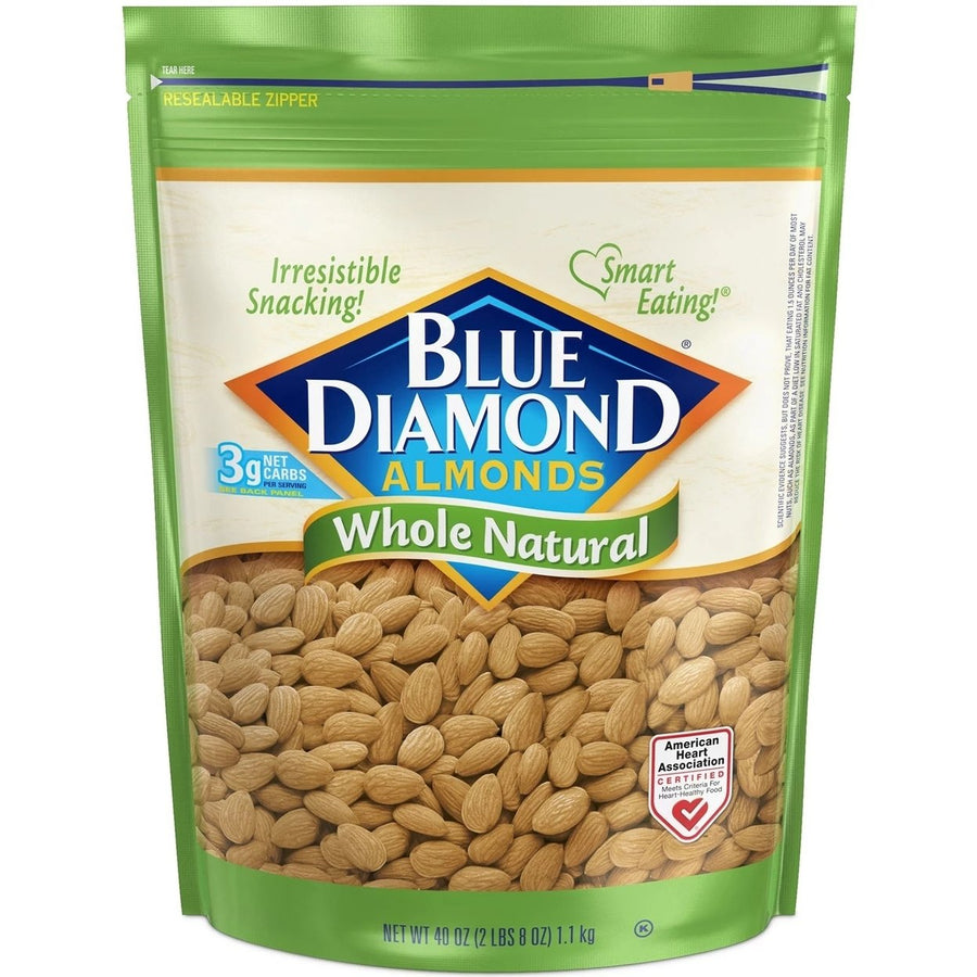 Blue Diamond Whole Natural Almonds (40 Ounce) Image 1