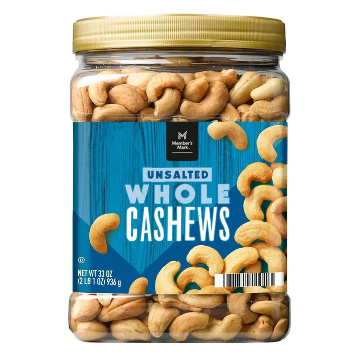 Members Mark Unsalted Whole Cashews (33 Ounce) Image 1