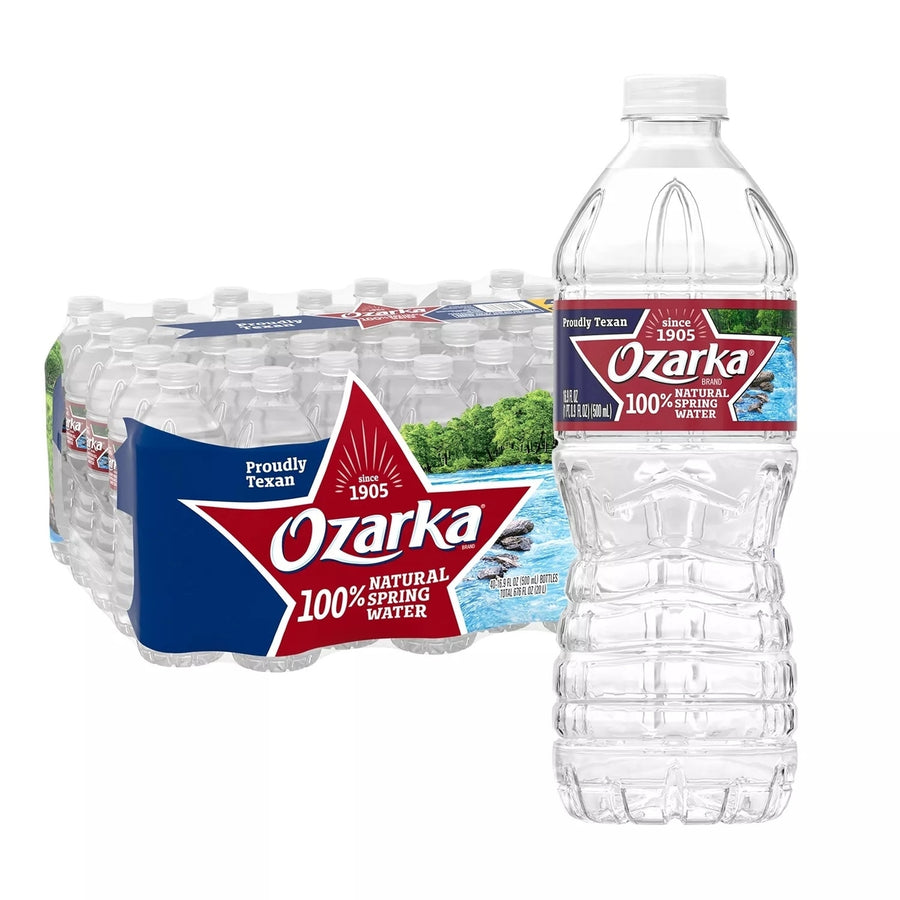 Ozarka Natural Spring Water, 16.9 Fluid Ounce Bottles (Pack of 40) Image 1