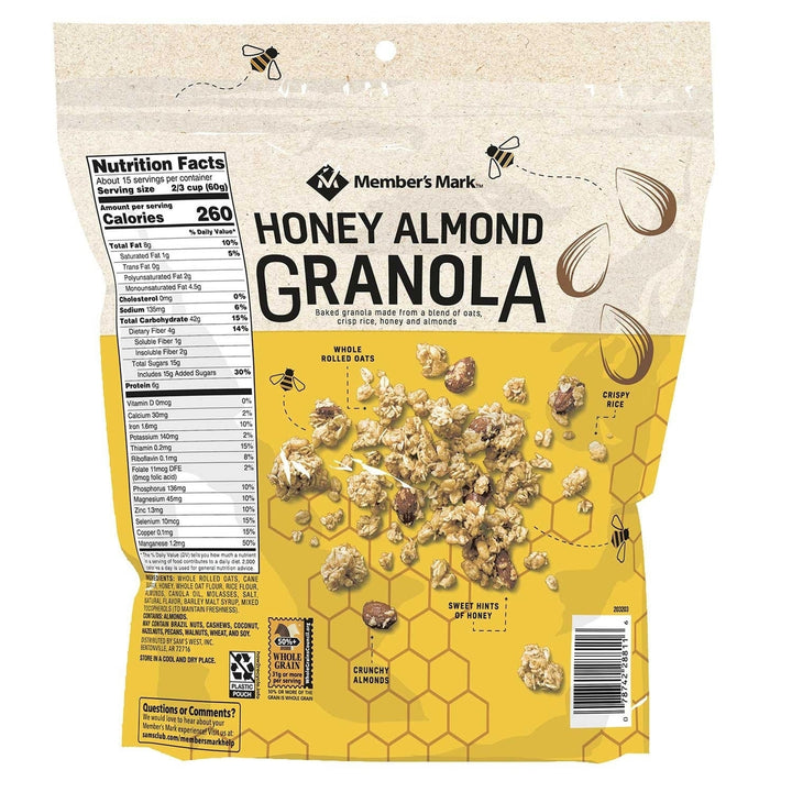 Members Mark Honey Almond Granola (32 Ounce) Image 2