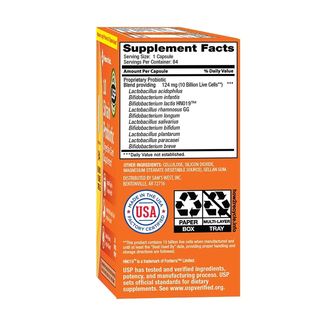 Members Mark 10 Strain Probiotic (84 Count) Image 3