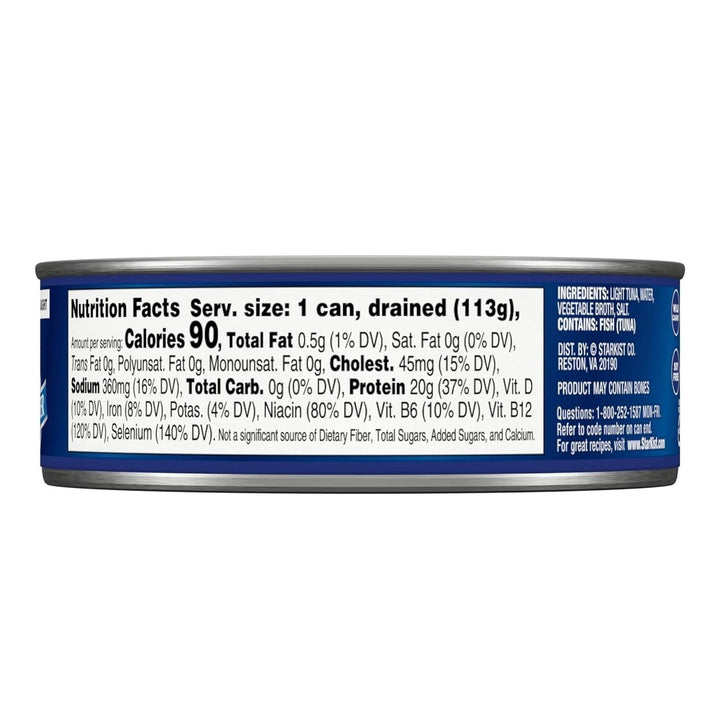 Starkist Chunk Light Tuna in Water 5 Ounce Can (Pack of 12) Image 4