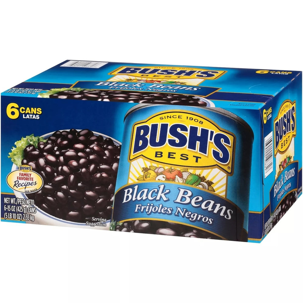 Bushs Black Beans15 Ounce (Pack of 6) Image 2