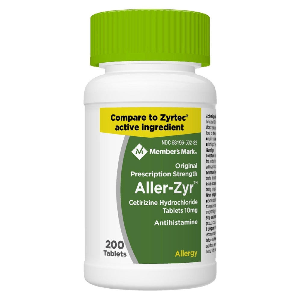 Members Mark Aller-Zyr 24-Hour Indoor/Outdoor Allergy Relief Tablet (400 Count) Image 2