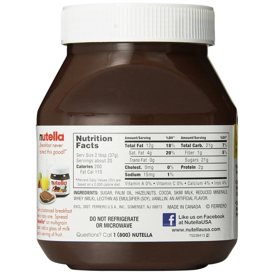 Nutella Twin Pack 26.5 Ounce Jars (Pack of 2) Image 2