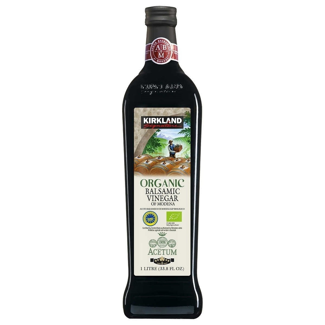 Kirkland Signature Organic Balsamic Vinegar 1 Liter (33.81 Fluid Ounce) Image 1