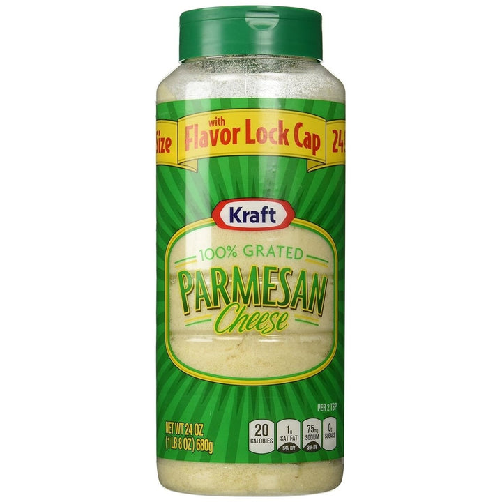 Kraft 100% Grated Parmesan Cheese 24 Ounce Image 1