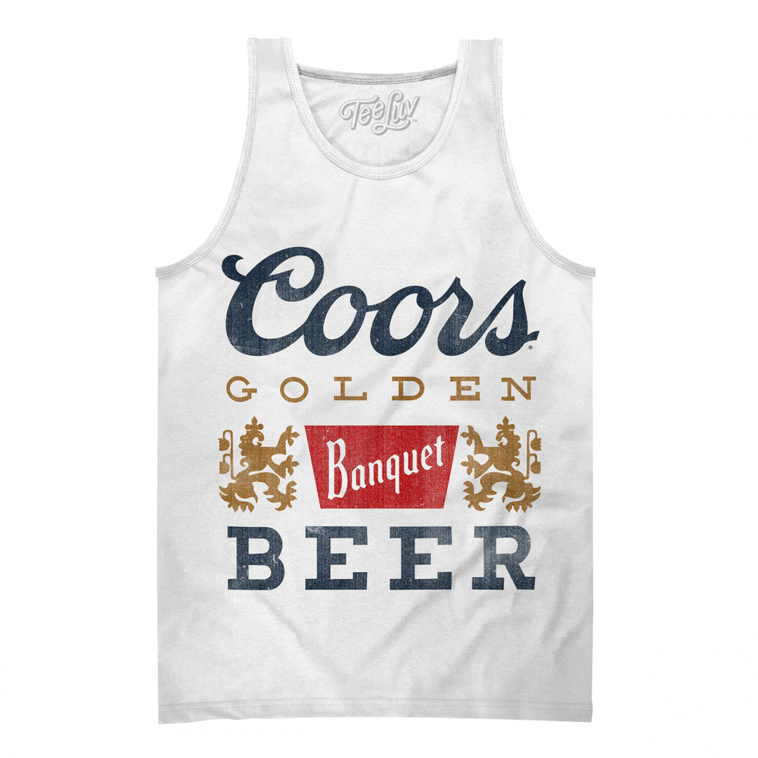 Coors Golden Banquet Bold Logo Tank Top Image 1