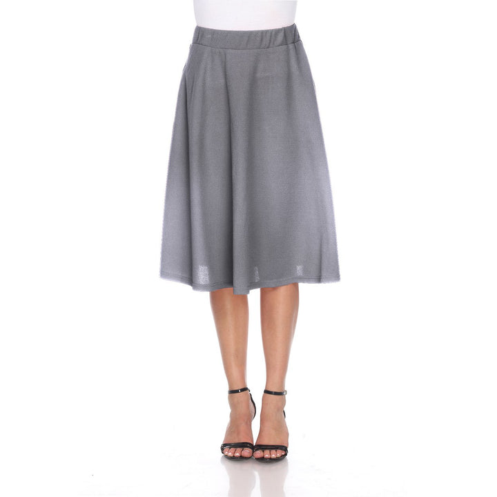 White Mark Saya Flare Skirt Womens High Waist A-Line with Pockets Size X Image 9