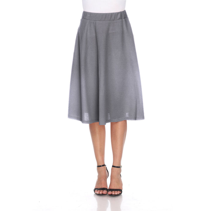 White Mark Womens Saya Flare Skirt Image 3