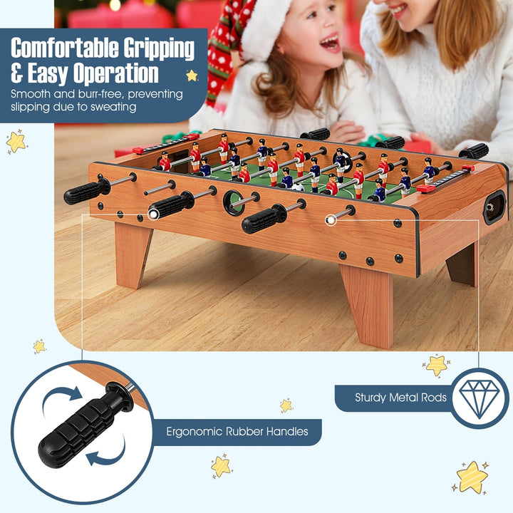 27 Foosball Table Competition Game Room Soccer football Sports Indoor w/ Legs Image 4