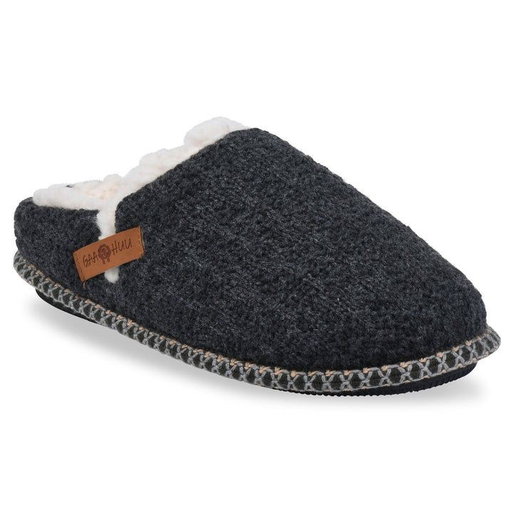 Gaahuu Womens Faux Shearling Lined Memory Foam Clog Slipper Size 5-10 Image 1