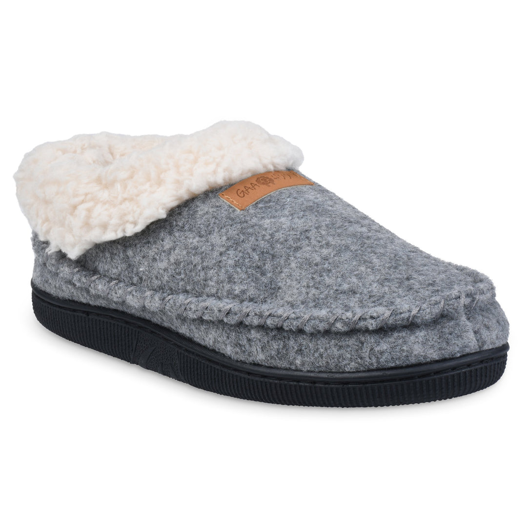 Gaahuu Faux Wool Faux Shearling Memory Foam Moccasin Slipper for Women Image 1