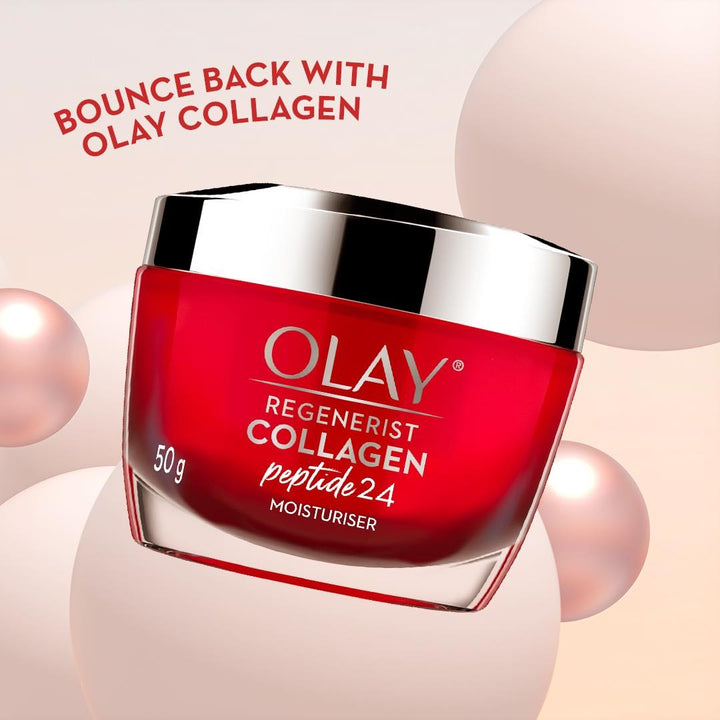 Olay Regenerist Collagen Peptite24 Moisturiser and Luminous Vitamin C Super Serum Combo Pack Image 3