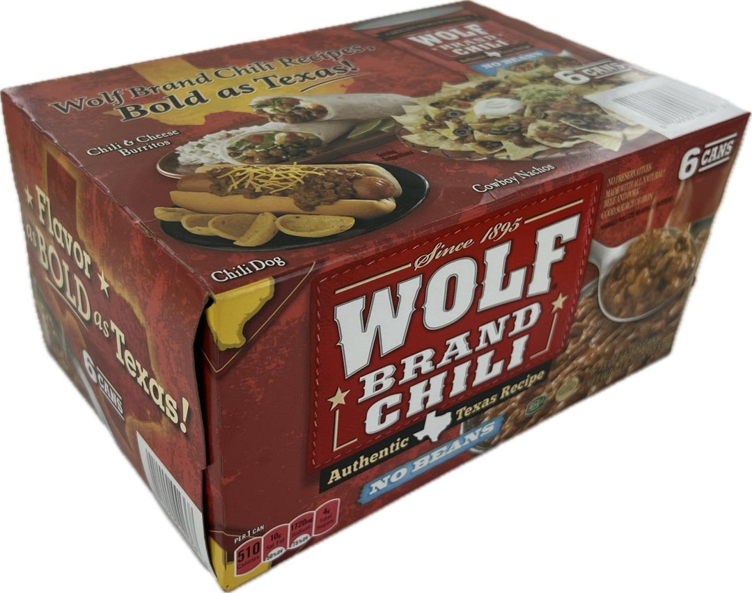 Wolf Brand No Beans Chili, 15 Ounce Cans (Pack of 6) Image 3