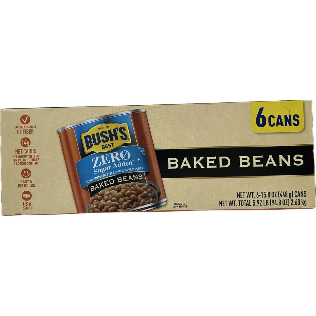 Bushs Zero Sugar Added Baked Beans15.8 Ounce (Pack of 6) Image 4