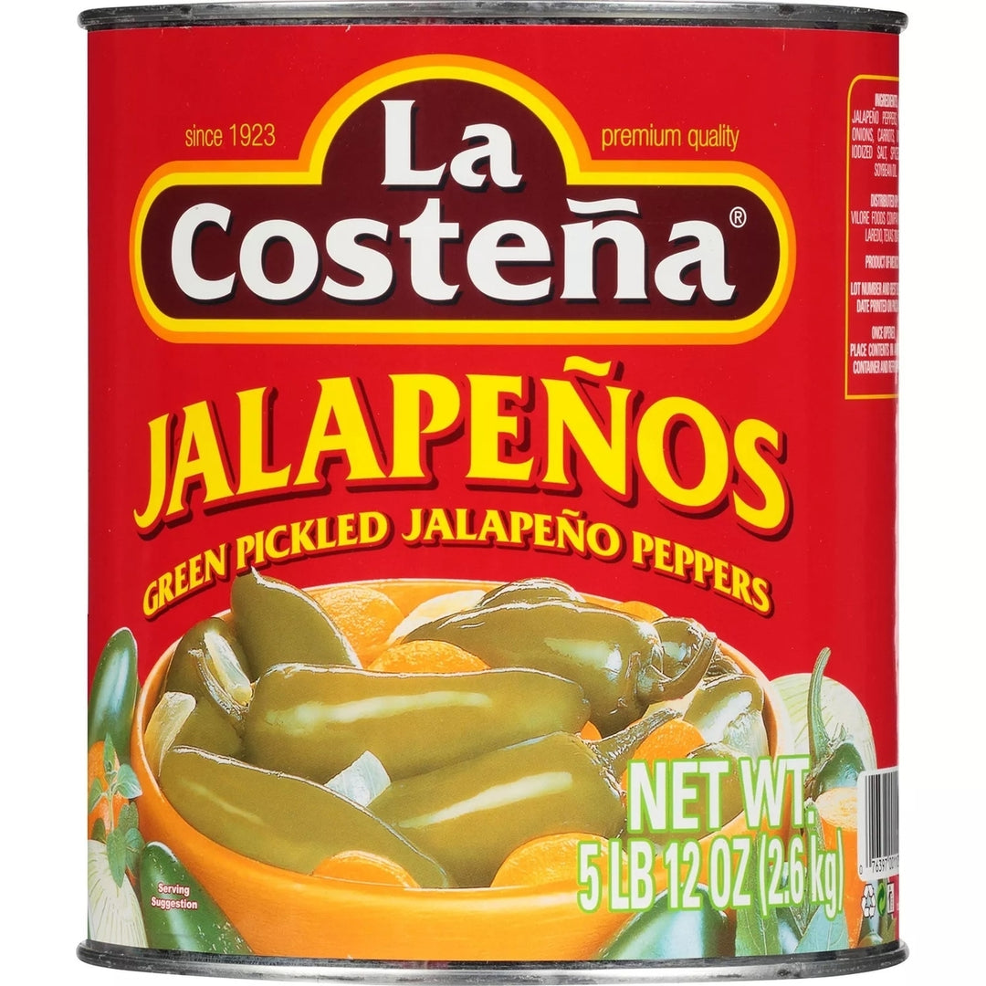 La Costena Jalapeno Peppers - 93 Ounce can Image 3