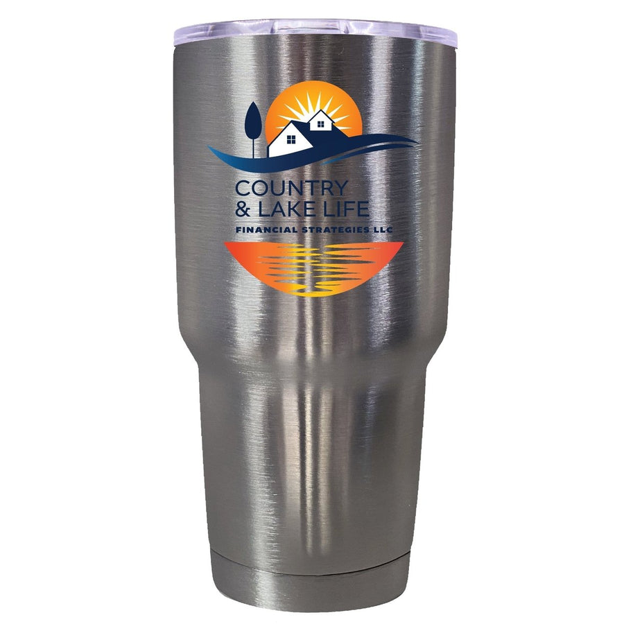 Country and Lake Life Financial Strategies 24 oz Insulated Tumbler Image 1