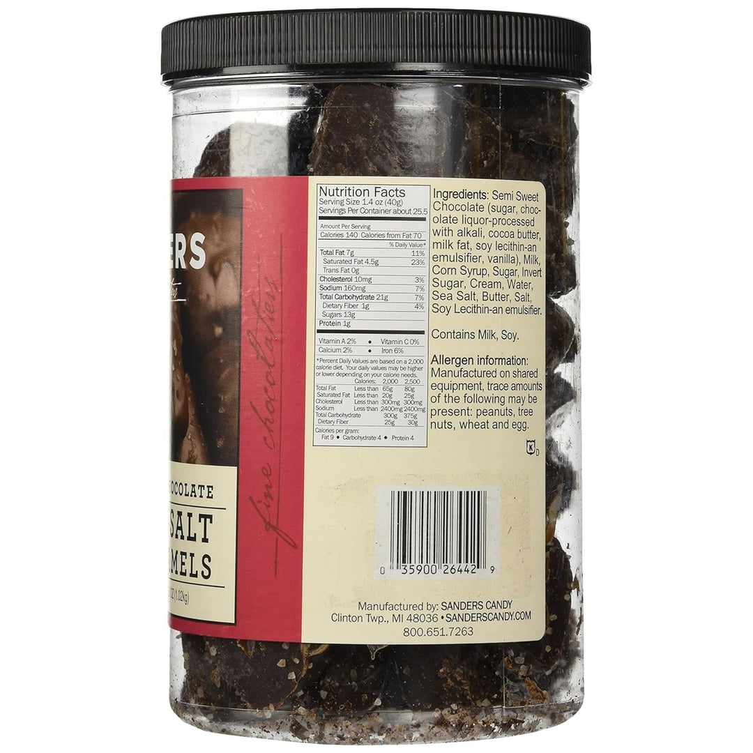 Sanders Dark Chocolate Sea Salt Caramels 36 Ounce Image 2