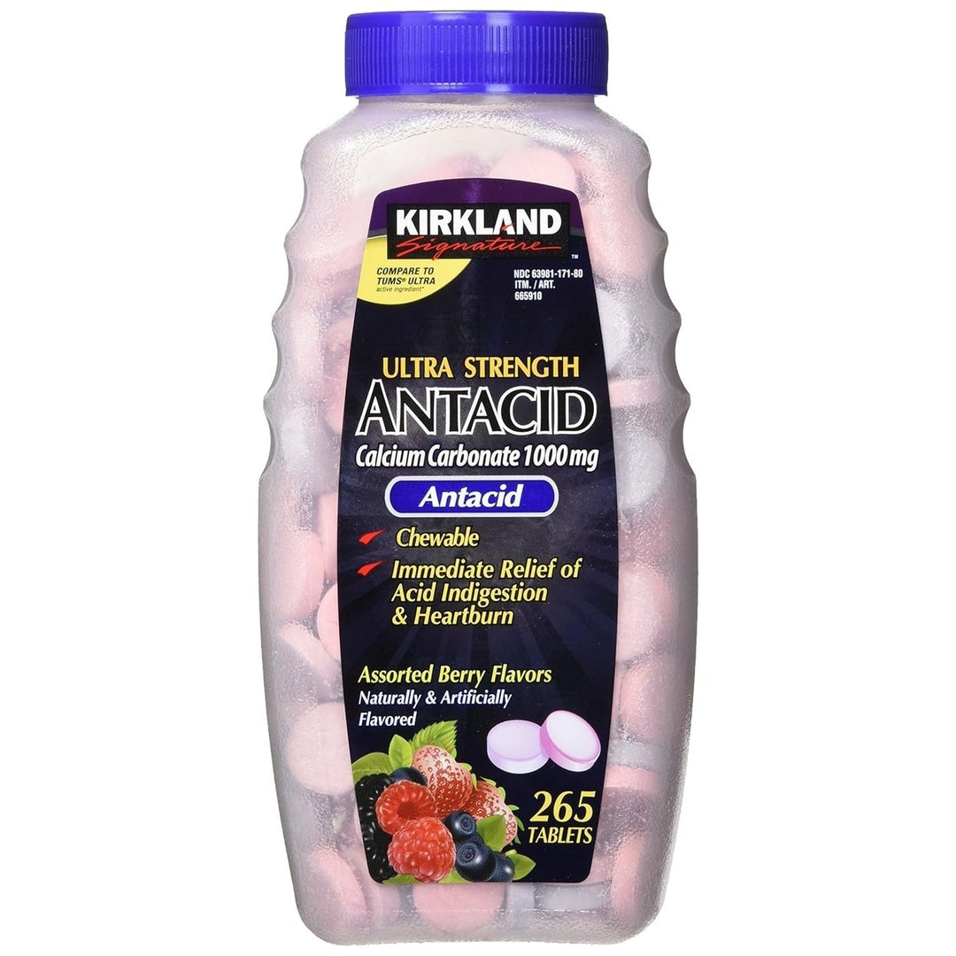 Kirkland Signature Antacid Ultra Strength 1000 mg.530 Tablets Image 2