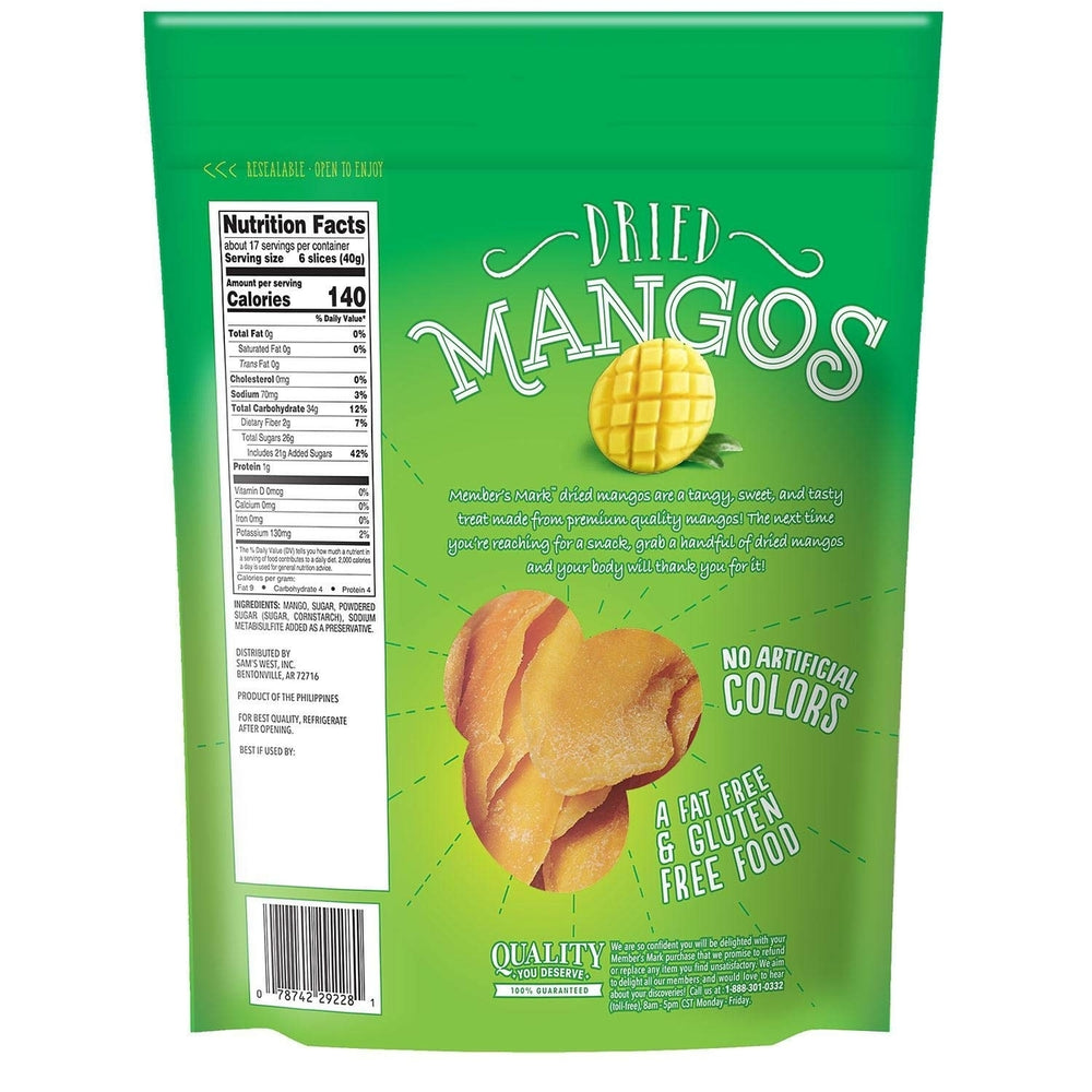 Members Mark Dried Mangos (24 Ounce) Image 2